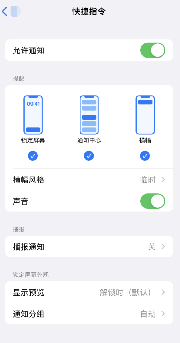 沧州苹果手机维修分享如何在 iPhone 上关闭快捷指令通知 