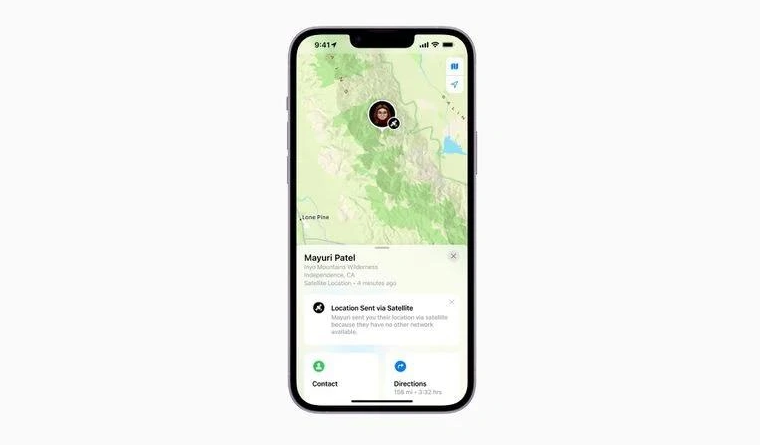 沧州苹果14维修分享iPhone14系列中 FindMy功能通过卫星分享位置方法教程 