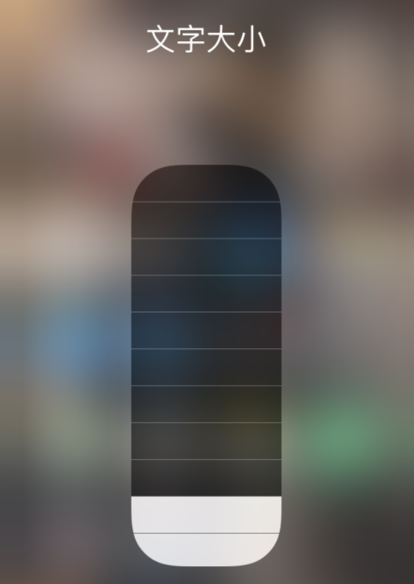 沧州苹果手机维修分享小技巧：在 iPhone 控制中心快速调节字体大小 